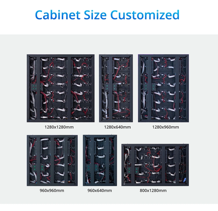 Large Wall Mounted P2 P2.5 HD Indoor Video Wall Panel Front Service SMD RGB Indoor LED Screen