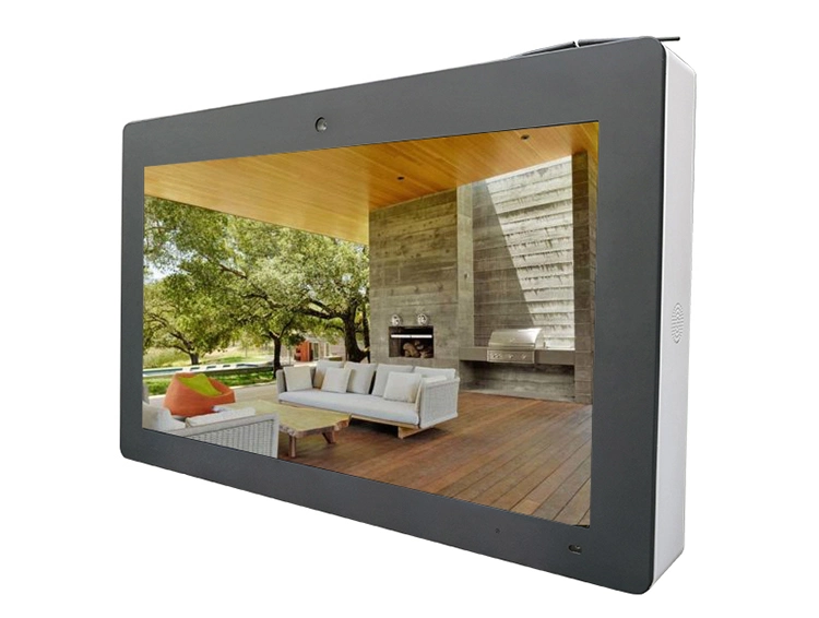 3D LCD Advertising Display 55 Inch Air-Cooled Horizontal Screen Wall Hanging Outdoor Advertising Machine-1 LED Digital Signage LCD CCTV Monitor