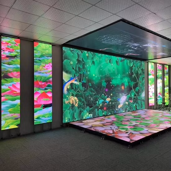 Affichage d'écran LED super léger ultra mince d'intérieur P3.91 pour l'étape ou la publicité