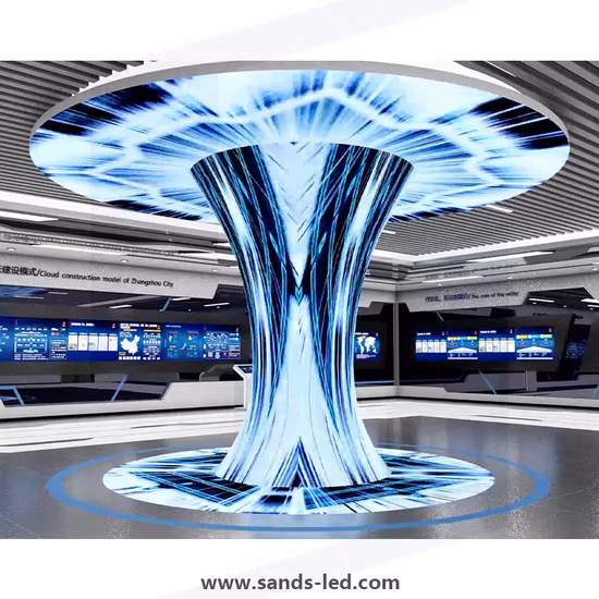 Écran d'affichage à LED créatif personnalisé de forme spéciale intérieure ou extérieure polychrome