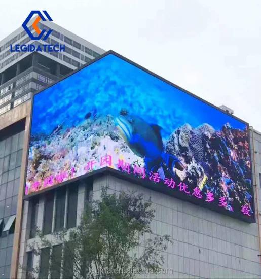 Legidatech P10 3D IP65 étanche haute luminosité publicité extérieure affichage LED grand mur vidéo LED étanche signes numériques publicité commerciale